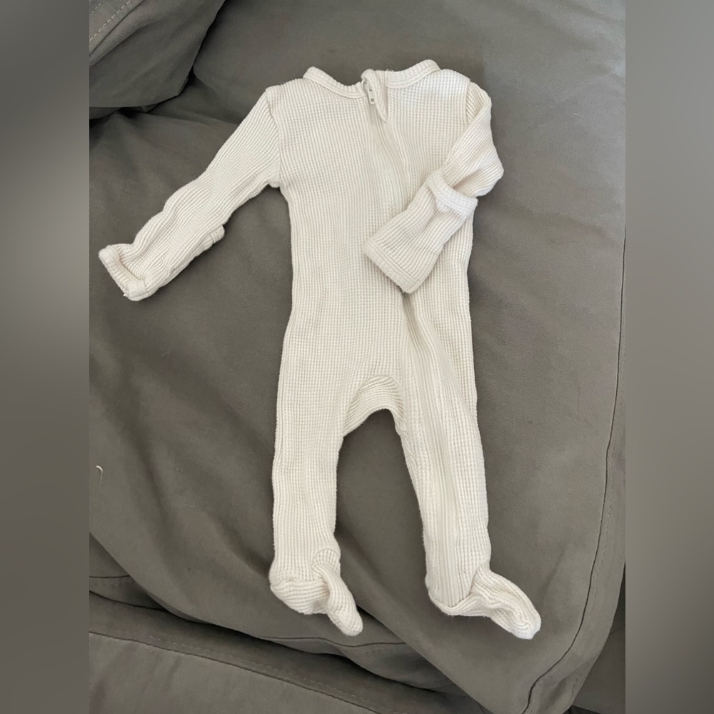 SPEARMINT BABY waffle footie